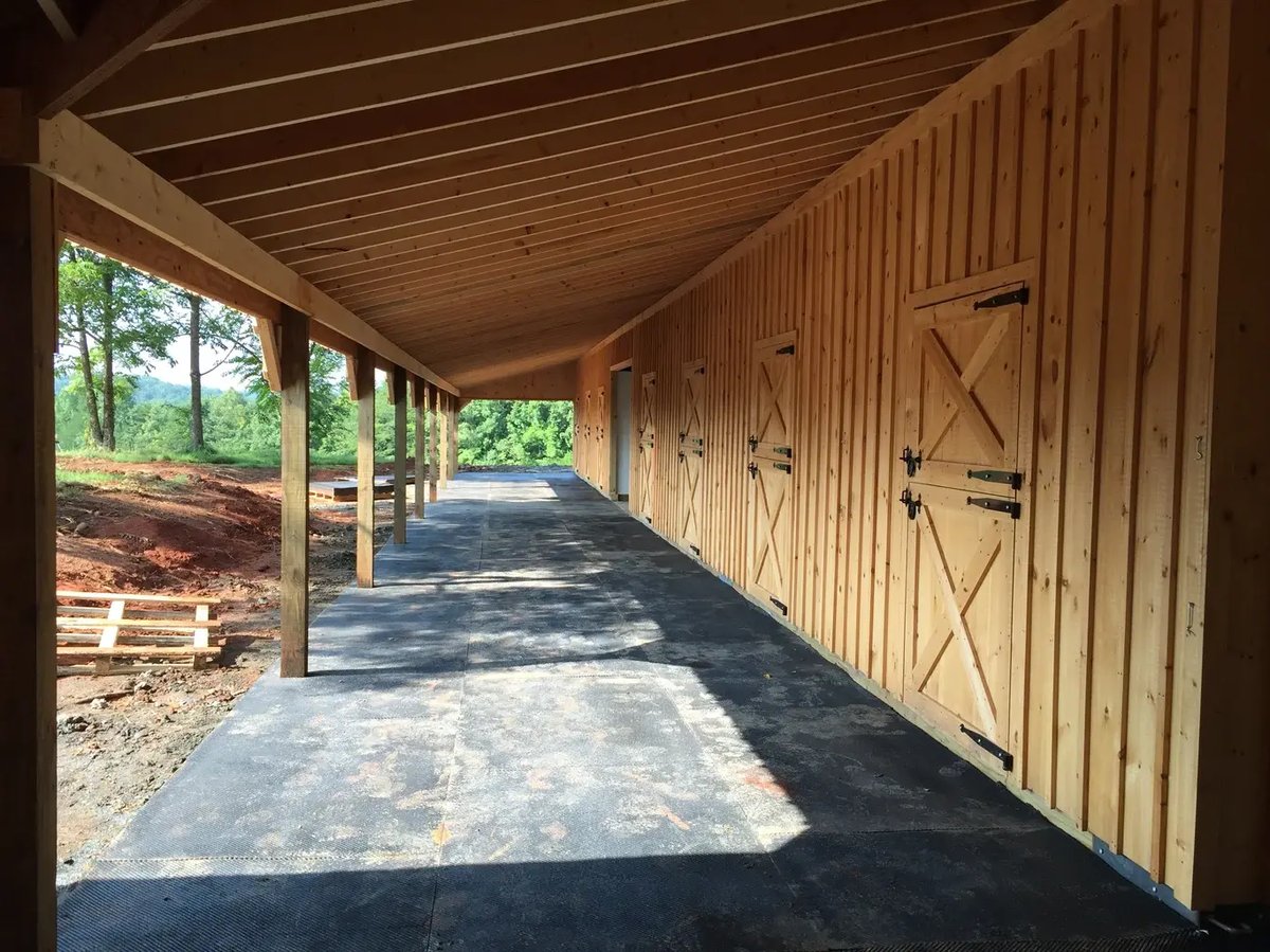 UShaped Horse Barns Carolina Storage Solutions